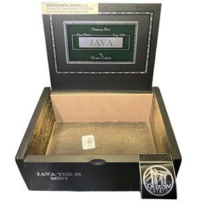 Rocky Patel Java the 58 Mint Corona Drew Estate Empty Cigar Box Black